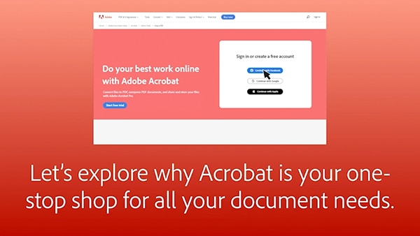 Adobe Acrobat Pro video