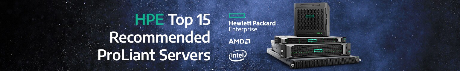 HPE Top 15 Recommended ProLiant Servers - AMD and Intel