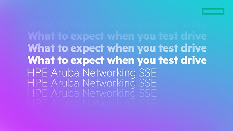 HPE Aruba Networking SSE