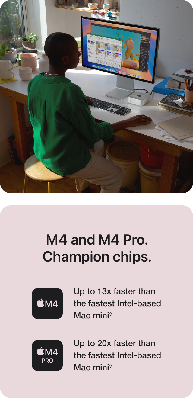 M4 and M4 Pro Champion Chips.