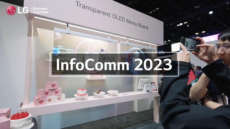 LG Infocomm Booth Video