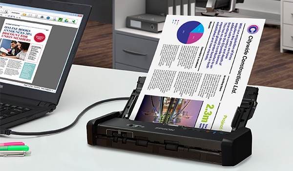 Epson DS-C490 Compact Desktop Document Scanner - Impression Solutions Inc.